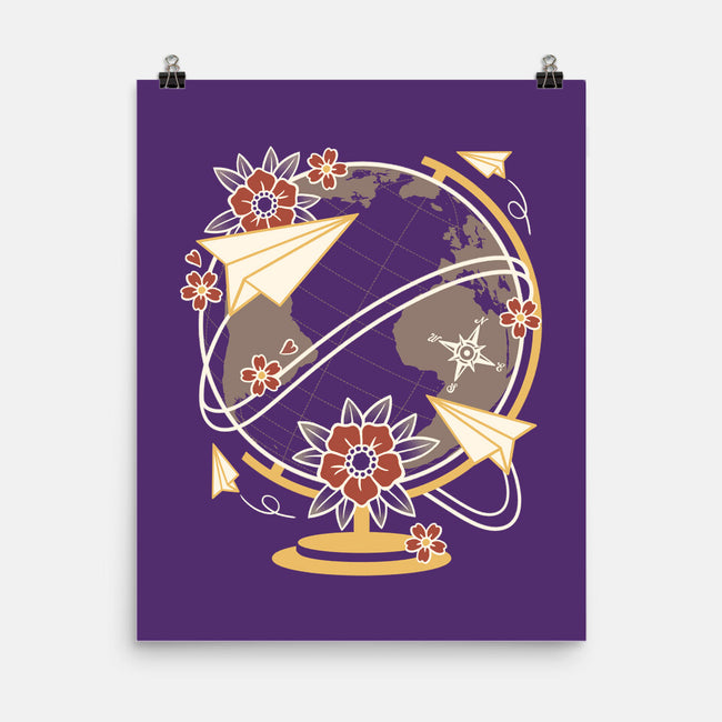 Origami Airplane-None-Matte-Poster-NemiMakeit