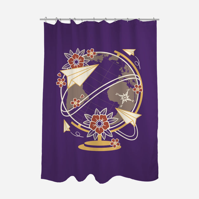 Origami Airplane-None-Polyester-Shower Curtain-NemiMakeit