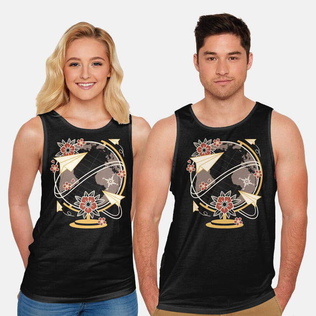 Origami Airplane-Unisex-Basic-Tank-NemiMakeit
