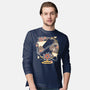 Origami Airplane-Mens-Long Sleeved-Tee-NemiMakeit