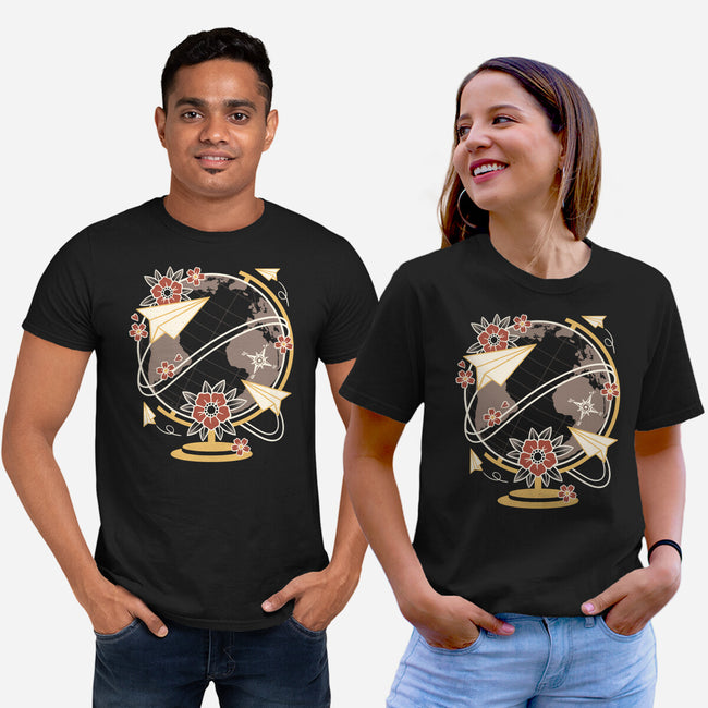 Origami Airplane-Unisex-Basic-Tee-NemiMakeit