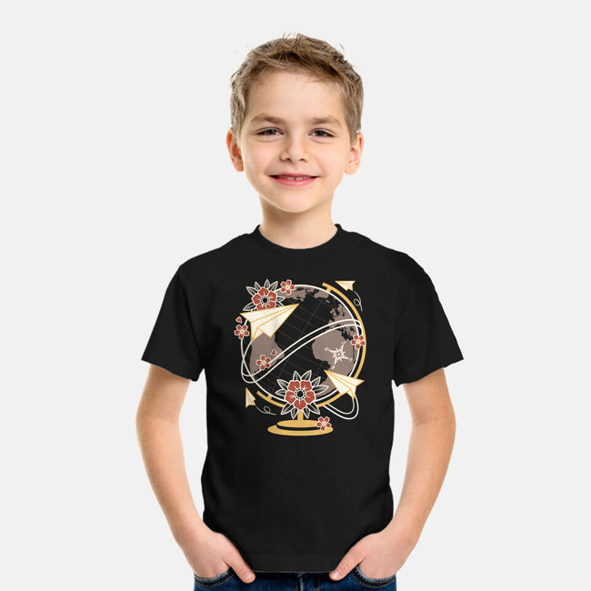 Origami Airplane-Youth-Basic-Tee-NemiMakeit