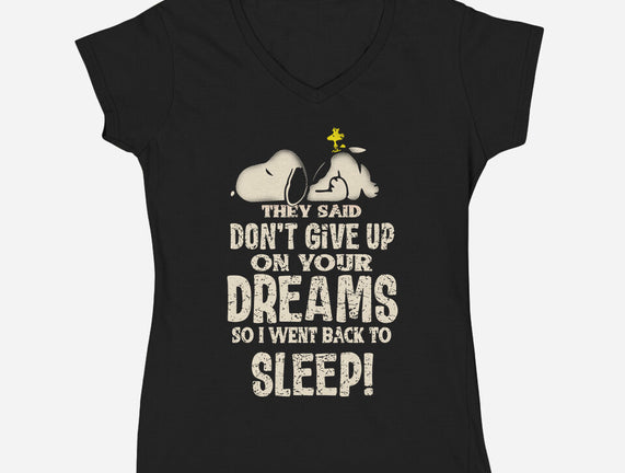 Don't Give Up On Your Dreams