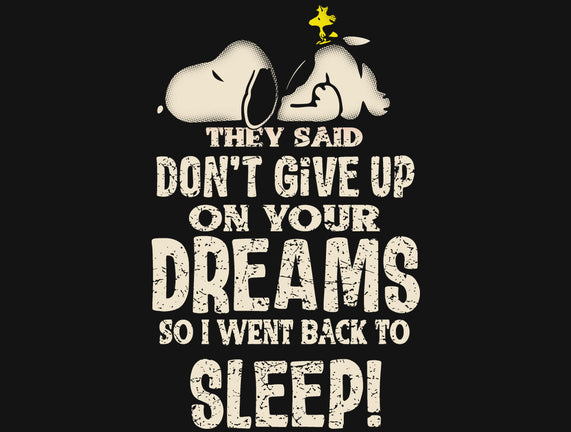 Don't Give Up On Your Dreams