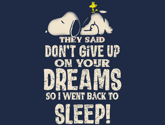 Don't Give Up On Your Dreams