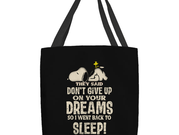 Don't Give Up On Your Dreams