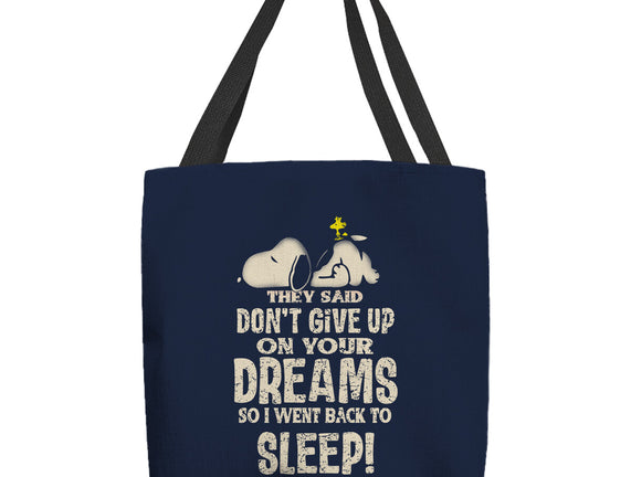 Don't Give Up On Your Dreams