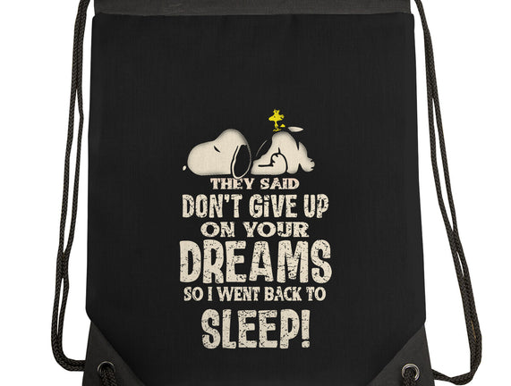 Don't Give Up On Your Dreams