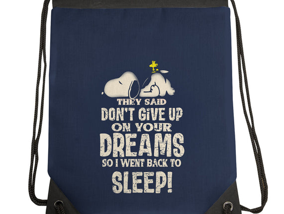 Don't Give Up On Your Dreams