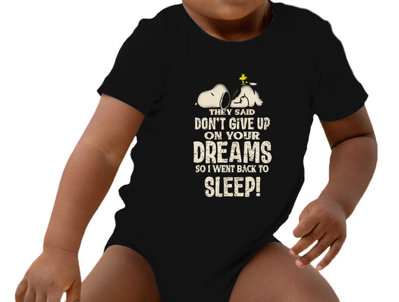 Don't Give Up On Your Dreams