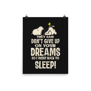 Don't Give Up On Your Dreams