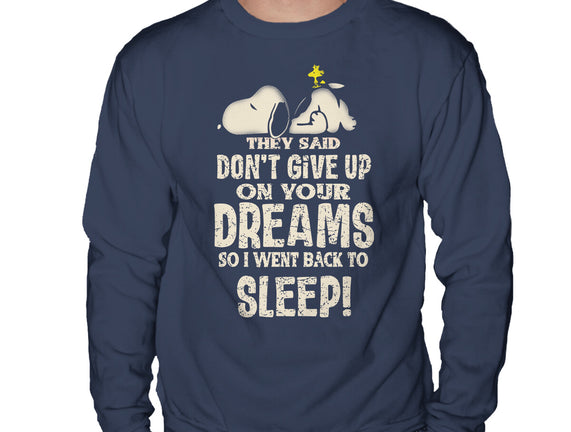 Don't Give Up On Your Dreams