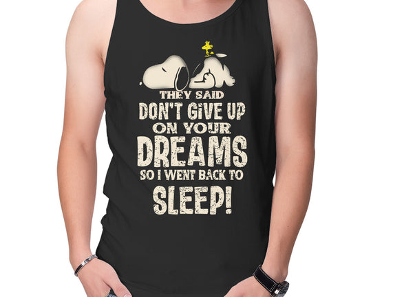 Don't Give Up On Your Dreams
