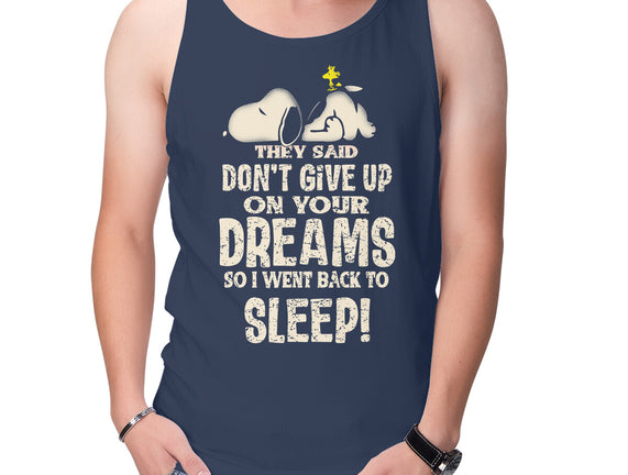 Don't Give Up On Your Dreams