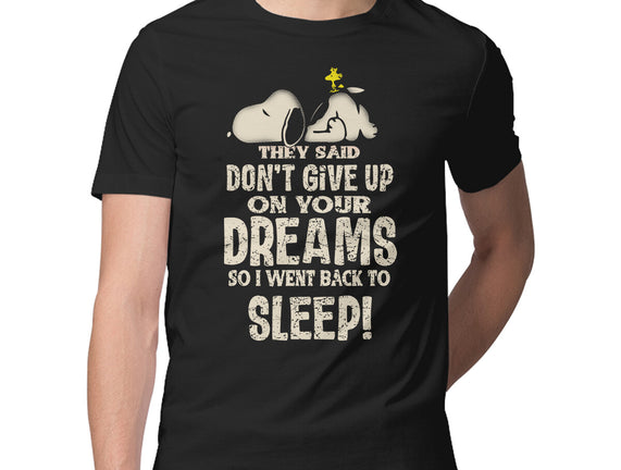 Don't Give Up On Your Dreams