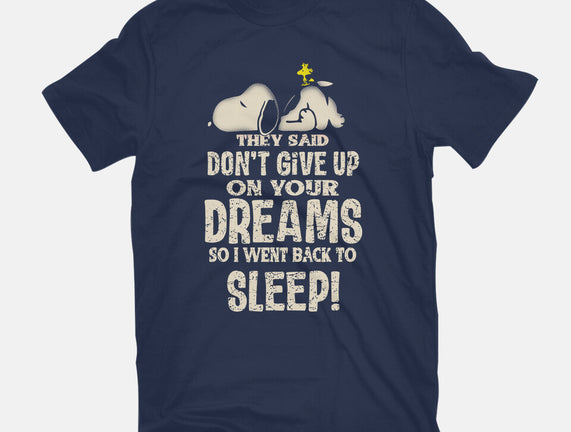 Don't Give Up On Your Dreams
