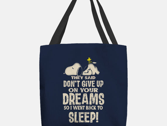 Don't Give Up On Your Dreams