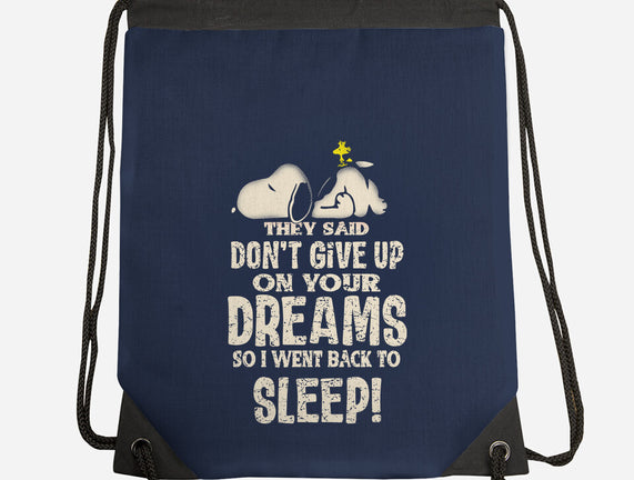 Don't Give Up On Your Dreams