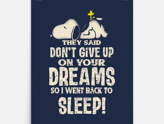 Don't Give Up On Your Dreams