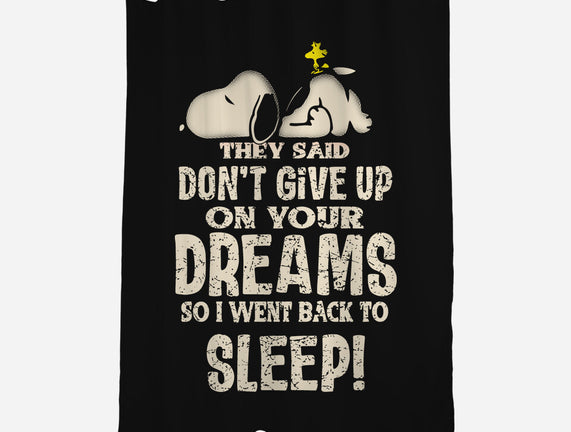 Don't Give Up On Your Dreams