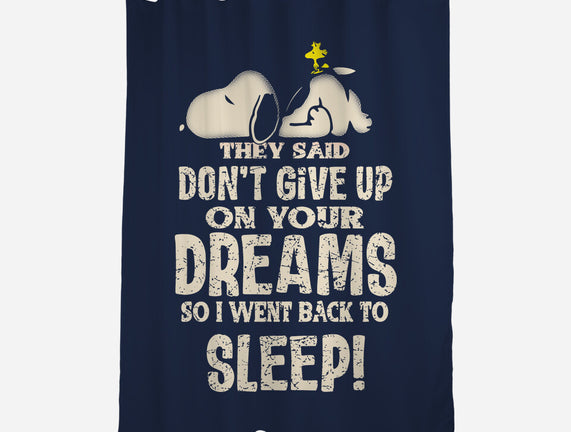 Don't Give Up On Your Dreams