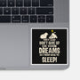 Don't Give Up On Your Dreams-None-Glossy-Sticker-turborat14