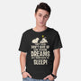 Don't Give Up On Your Dreams-Mens-Basic-Tee-turborat14