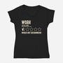 Would Not Reccomend-Womens-V-Neck-Tee-turborat14