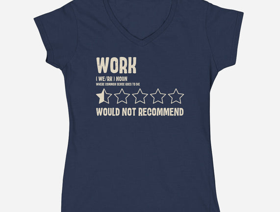 Would Not Reccomend