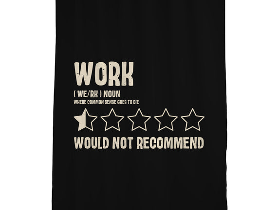 Would Not Reccomend