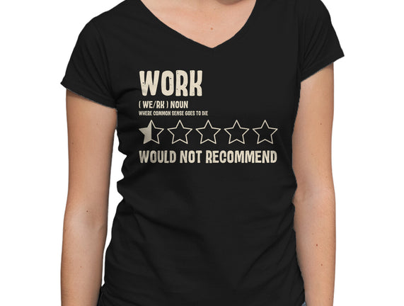 Would Not Reccomend