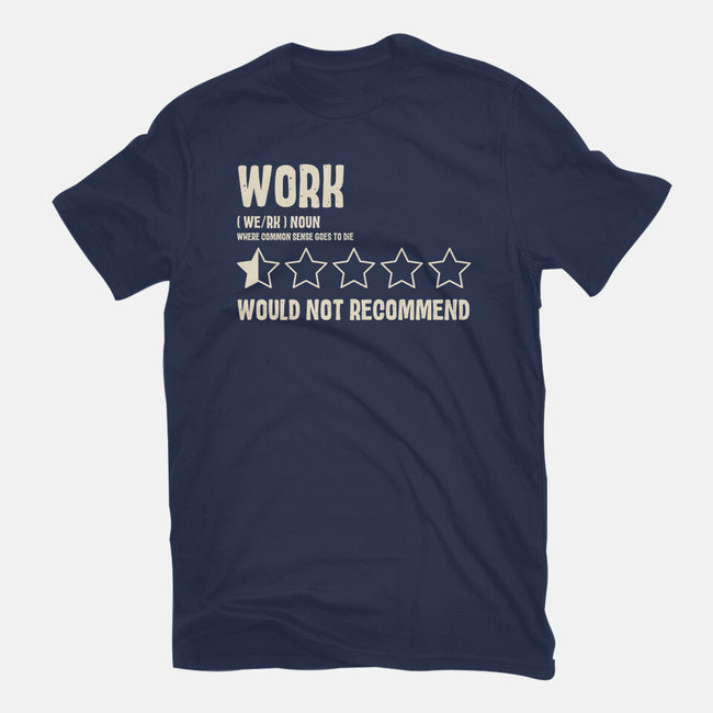 Would Not Reccomend-Womens-Basic-Tee-turborat14