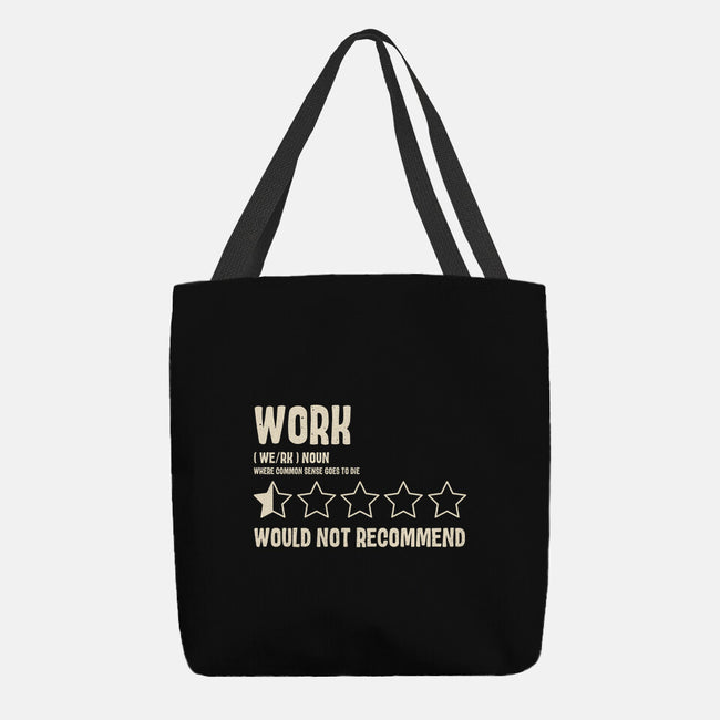 Would Not Reccomend-None-Basic Tote-Bag-turborat14
