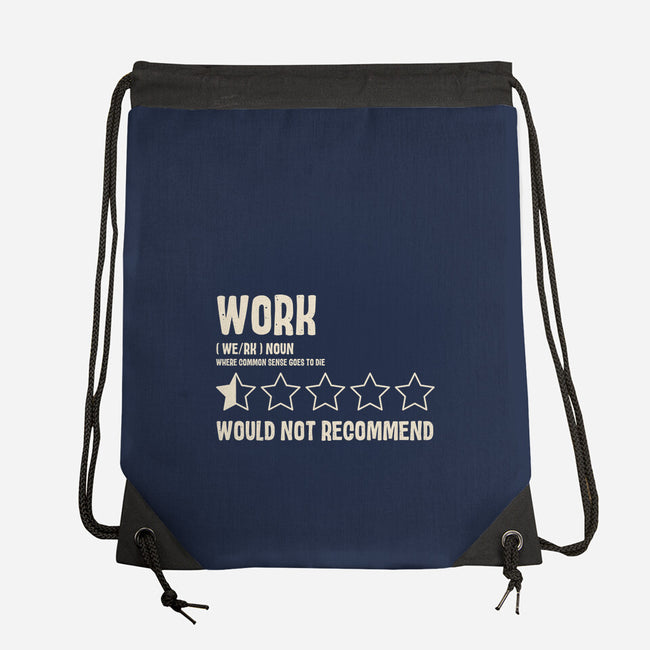 Would Not Reccomend-None-Drawstring-Bag-turborat14