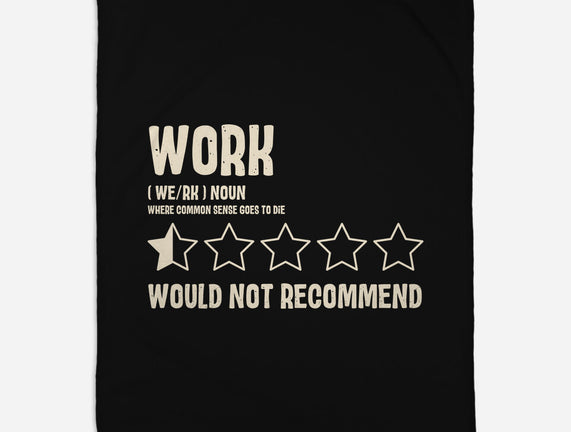 Would Not Reccomend