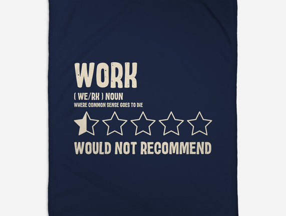 Would Not Reccomend