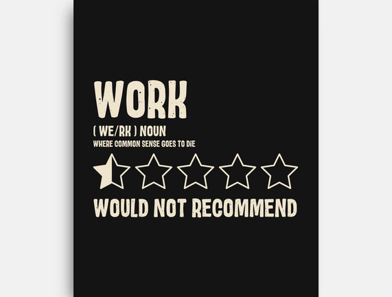 Would Not Reccomend