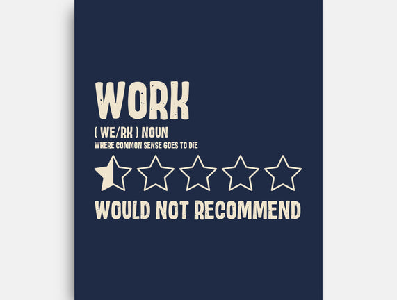 Would Not Reccomend