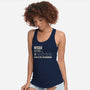 Would Not Reccomend-Womens-Racerback-Tank-turborat14