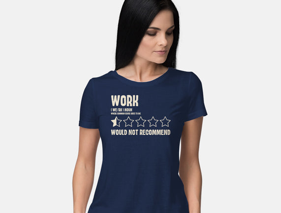Would Not Reccomend