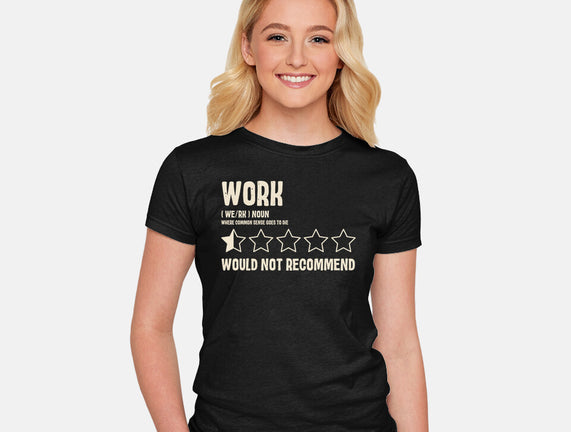 Would Not Reccomend