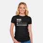 Would Not Reccomend-Womens-Fitted-Tee-turborat14