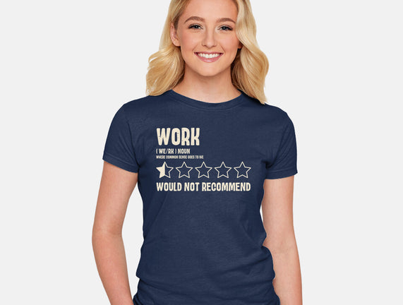 Would Not Reccomend