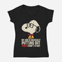 Basic Job-Womens-V-Neck-Tee-turborat14