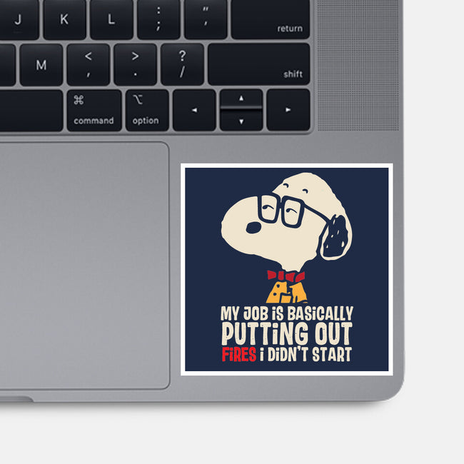 Basic Job-None-Glossy-Sticker-turborat14