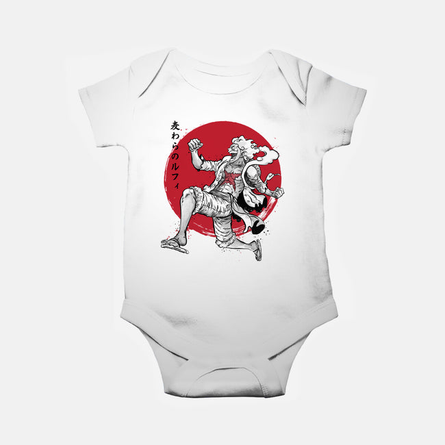 The Awakening Of Sun God Sumi-e-Baby-Basic-Onesie-DrMonekers