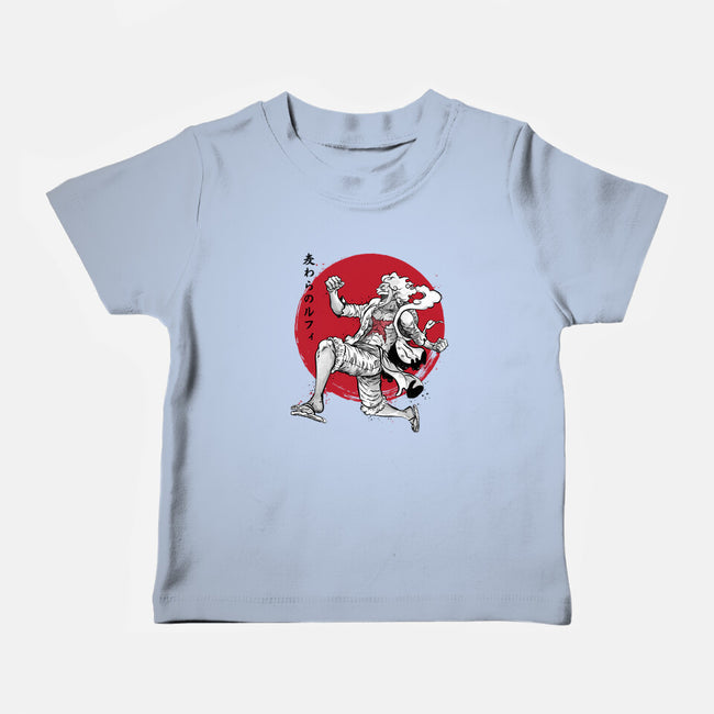 The Awakening Of Sun God Sumi-e-Baby-Basic-Tee-DrMonekers