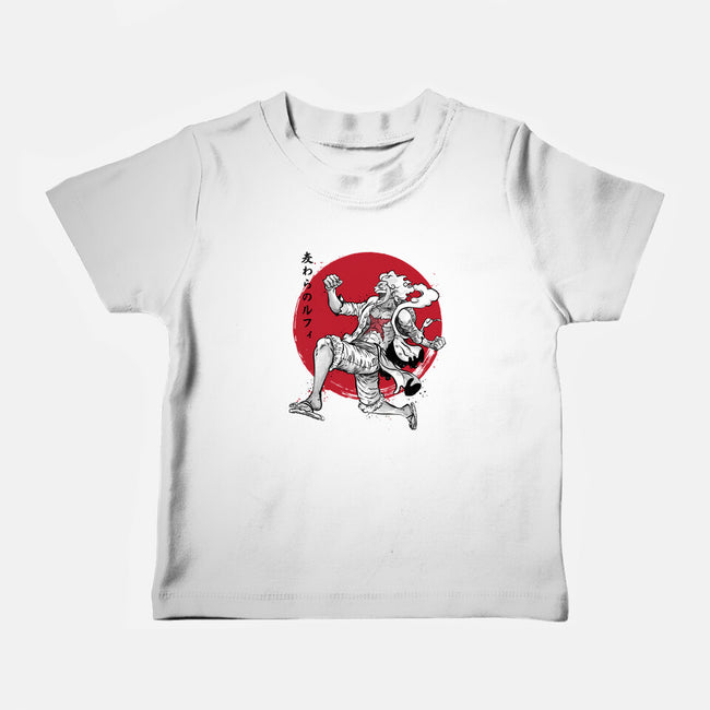 The Awakening Of Sun God Sumi-e-Baby-Basic-Tee-DrMonekers