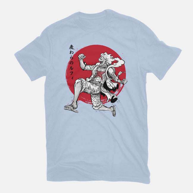 The Awakening Of Sun God Sumi-e-Womens-Basic-Tee-DrMonekers