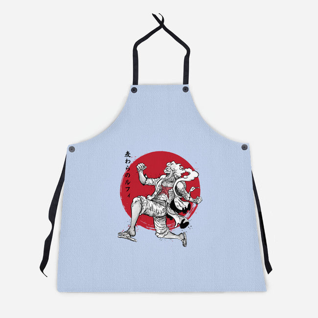 The Awakening Of Sun God Sumi-e-Unisex-Kitchen-Apron-DrMonekers